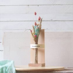 carta flores con mensaje