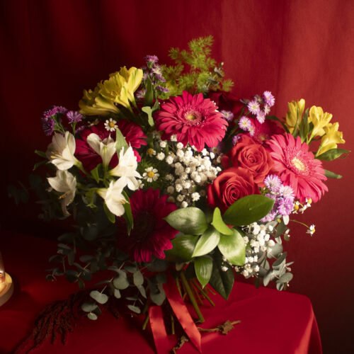 13 Flores eternas en bombonera - Regalo San Valentín